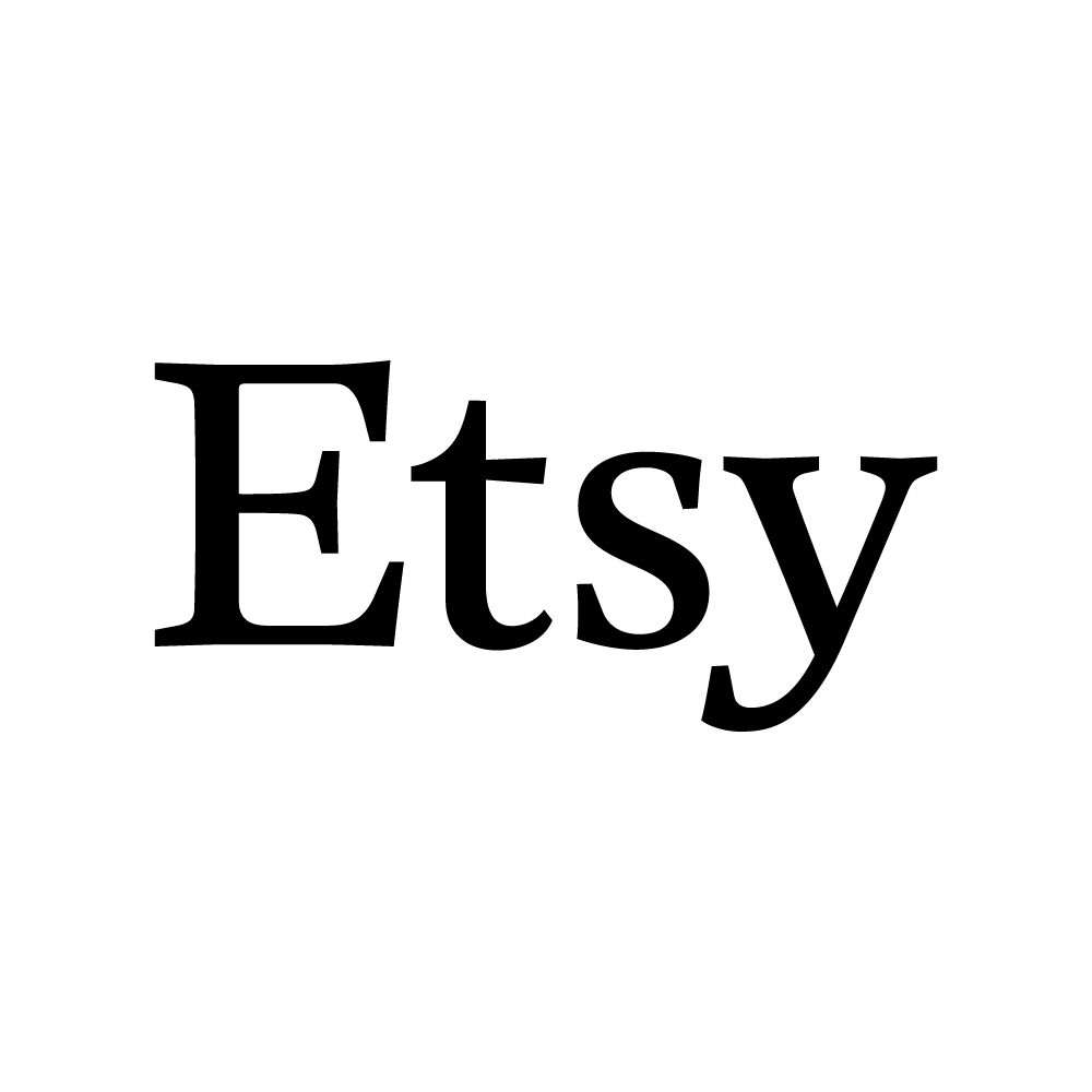 Etsy logo black.