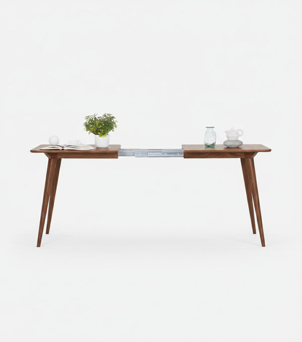 YRKE - Extendable dining table - Solid walnut